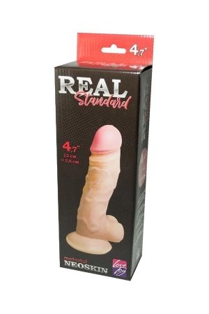 Реалистичный фаллоимитатор на присоске Real Standart, 17 см